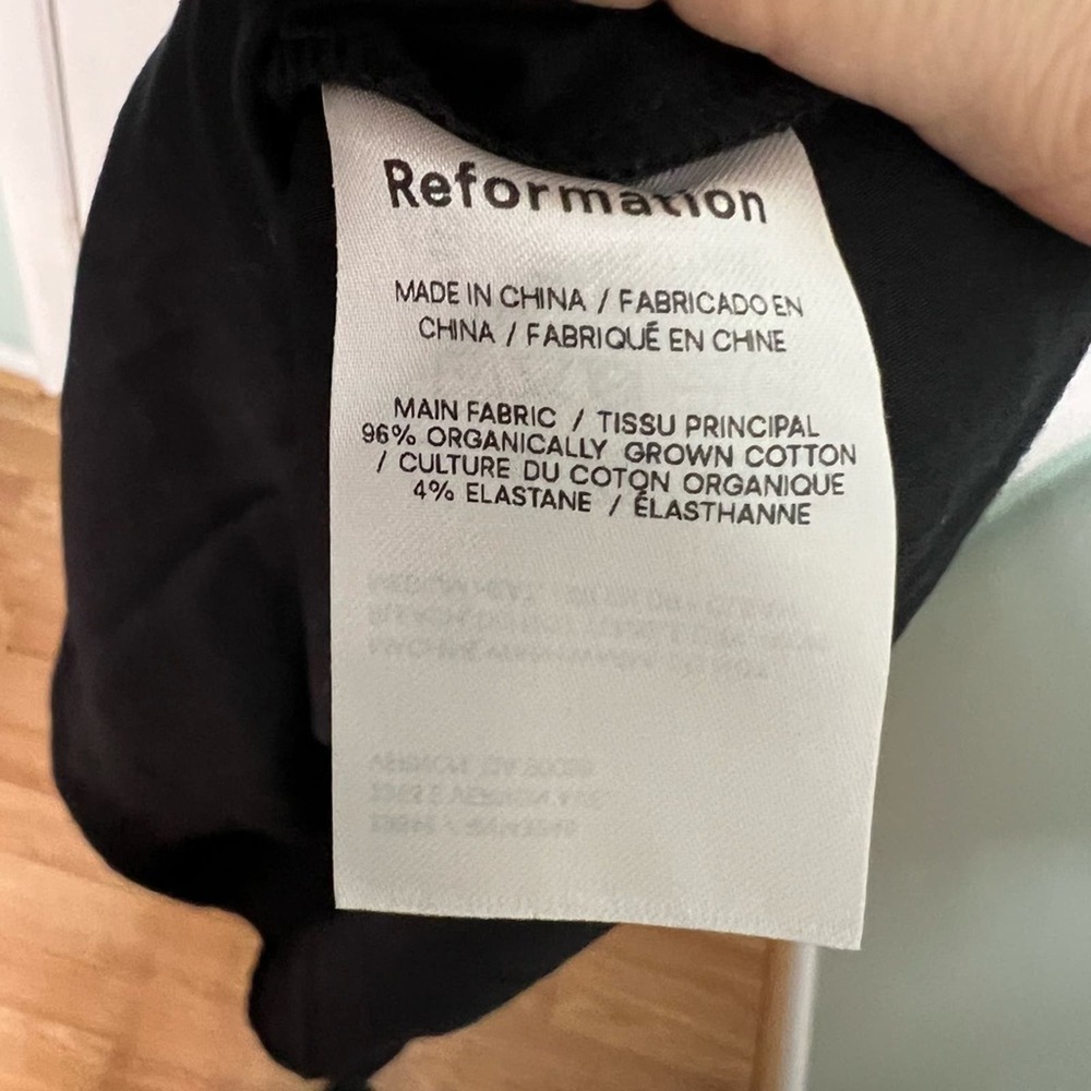 Reformation NWOT Organic Cotton Mika Dress 12 - Picture 9 of 10